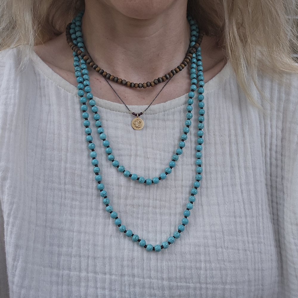 Long Turquoise Necklace